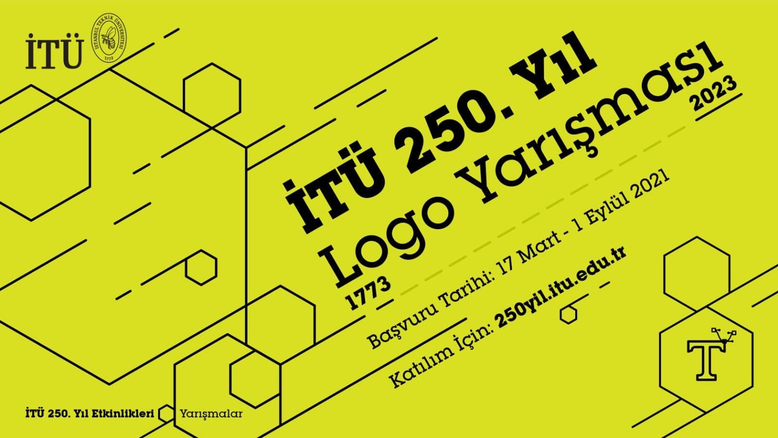 İTÜ, 250. Yıl Özel Logosu'nu yarışmayla belirliyor