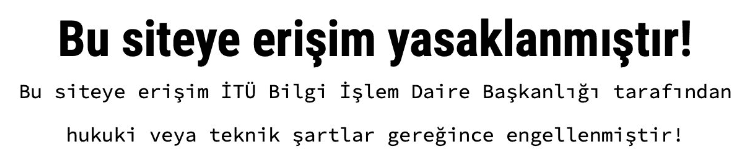 İTÜ'den bölüm sitesine erişim engeli