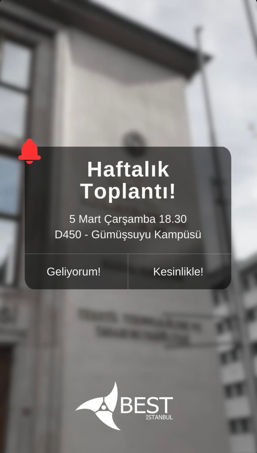 Etkinlik kapağı