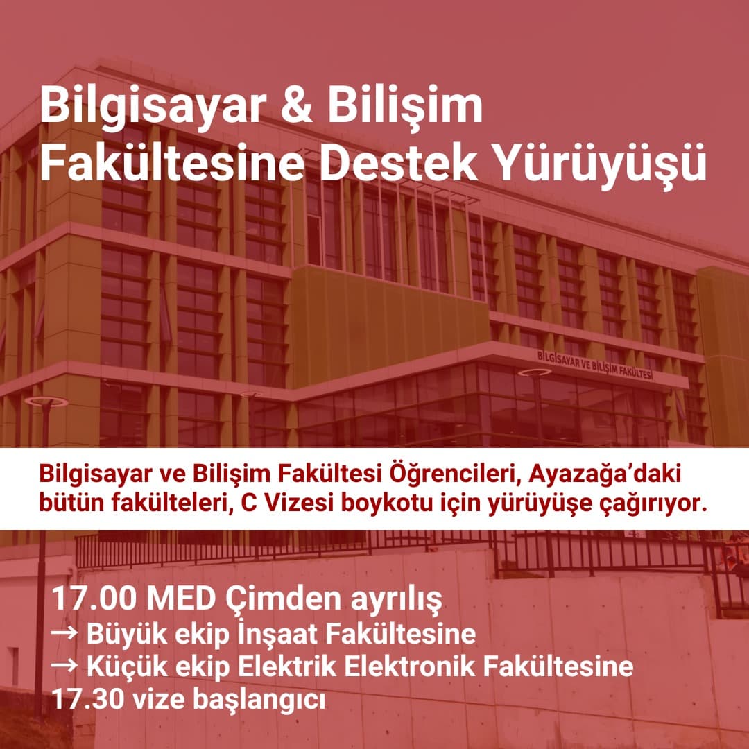 Öğrencilerin boykot yürüyüşü ve sınav iptali kararı