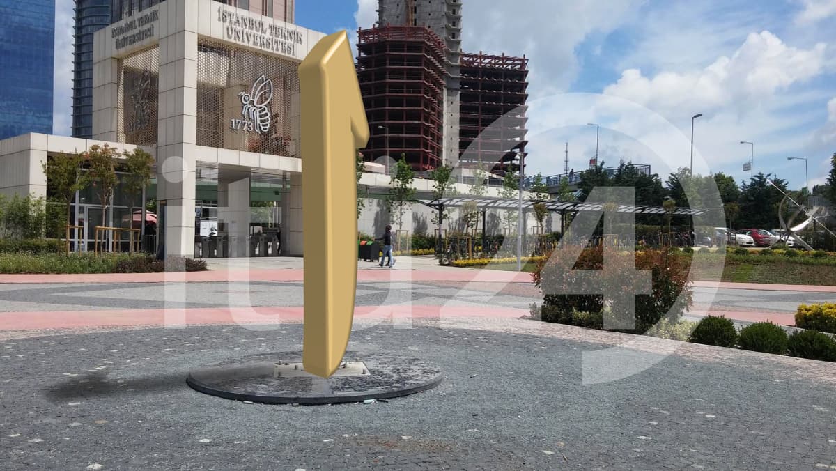 Rektörden marjinal hamle: İTÜ'ye Arapça heykel