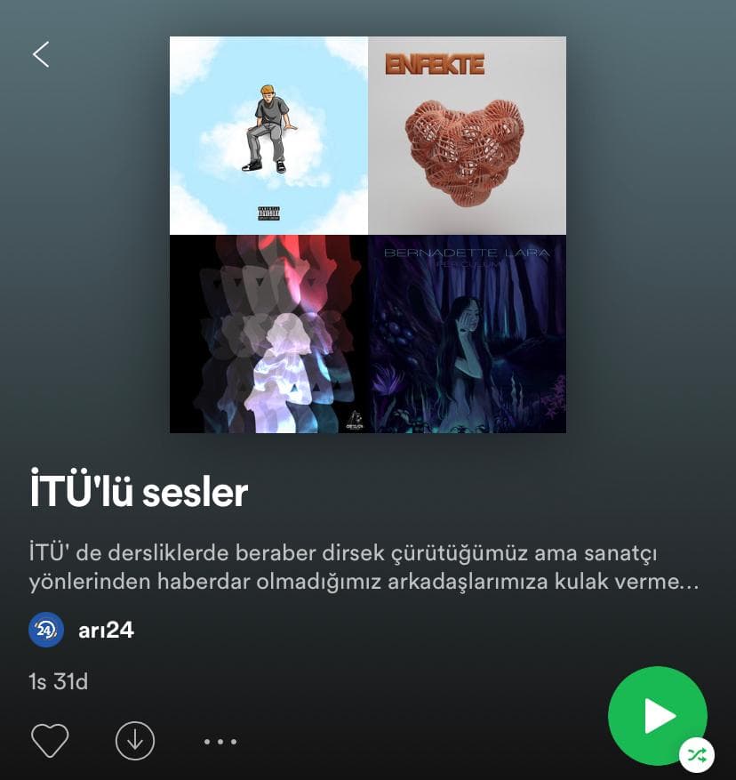 İTÜ'lü sesler çalma listemiz yayında