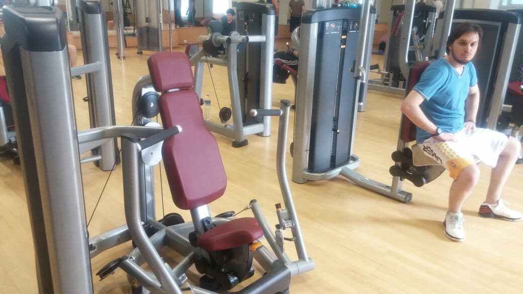 Merkezi spor salonuna yeni spor aletleri geldi