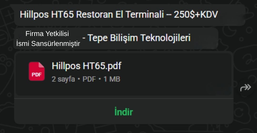 Ücret Bilgilendirmesi